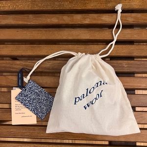 NWT Paloma Wool INGRID Blue Front Knit Collar